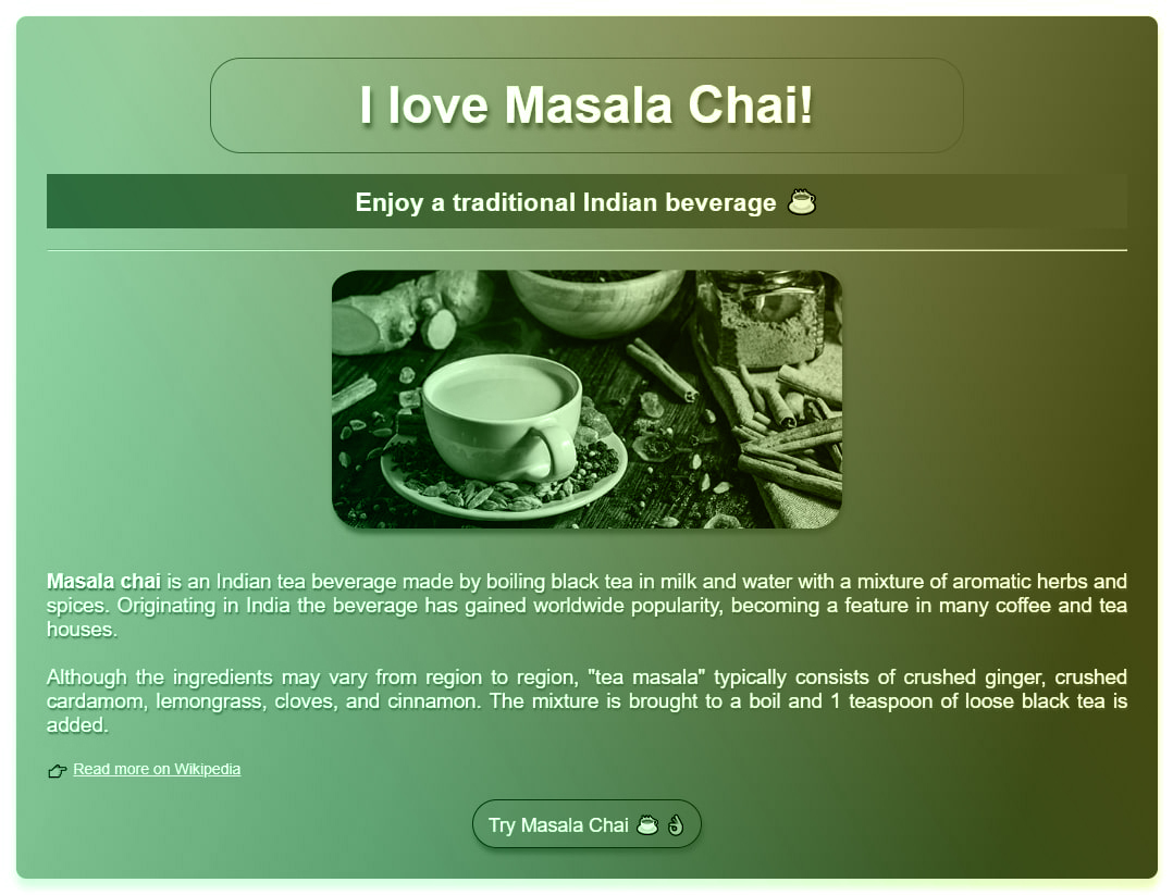 Masala chai photo